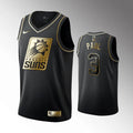 golden Nike Paul Suns Black Jersey