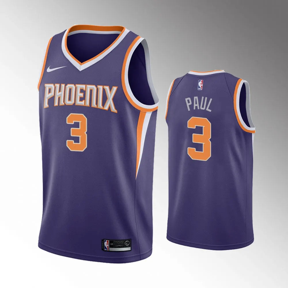 nba Nike Paul Suns Purple Jersey
