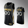 nike Timberwolves Custom Black Jersey