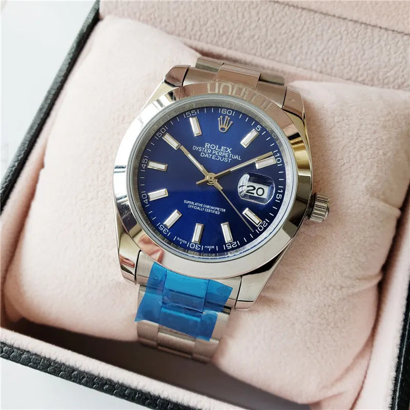 Rolex Datejust Blue Dial oyster - Hình 6