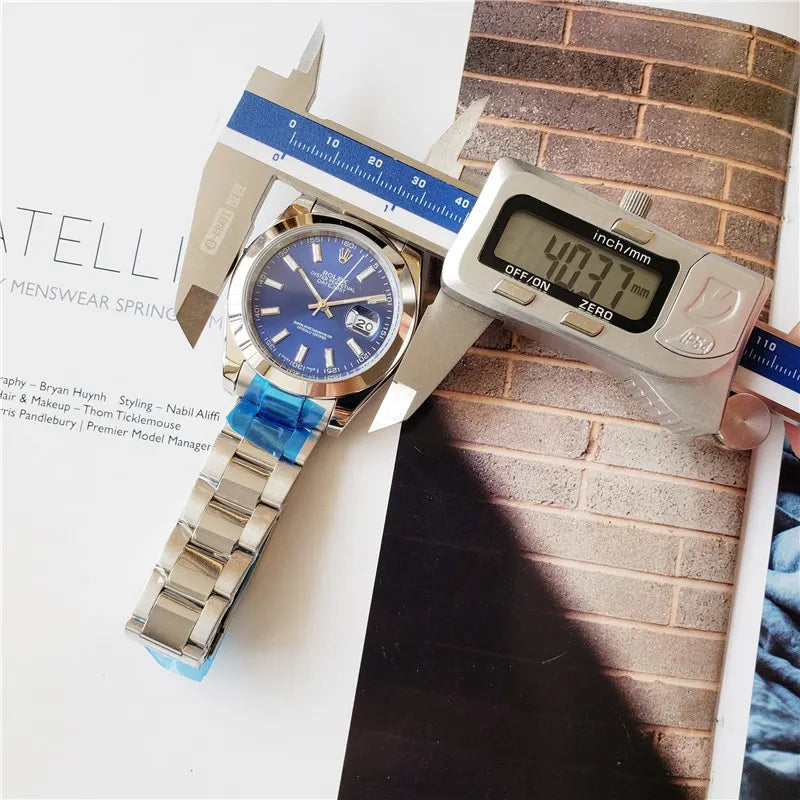 Rolex Datejust Blue Dial oyster - Hình 7