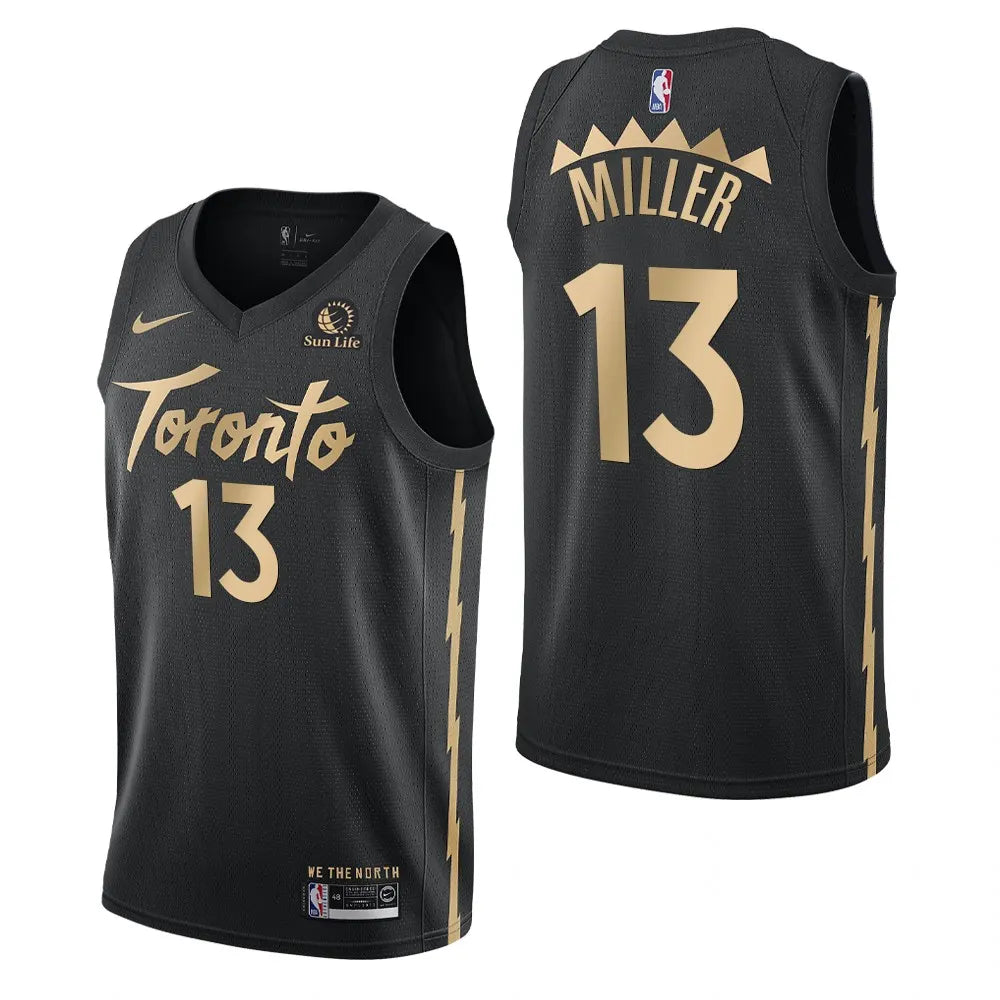 Miller #13 Raptors Black Jersey