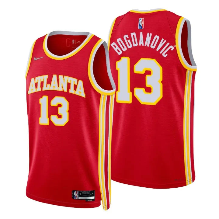 Bogdanovic Hawks Red Jersey