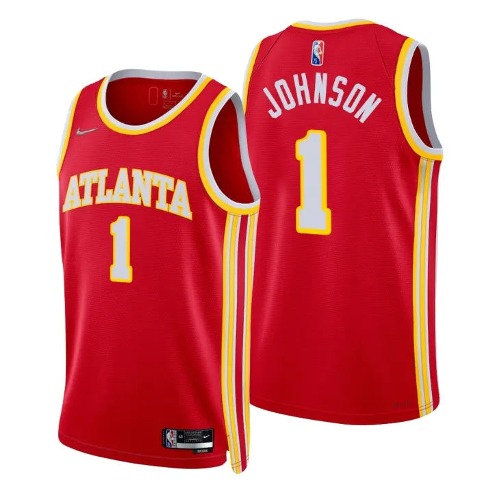 Hawks Johnson Red Jersey