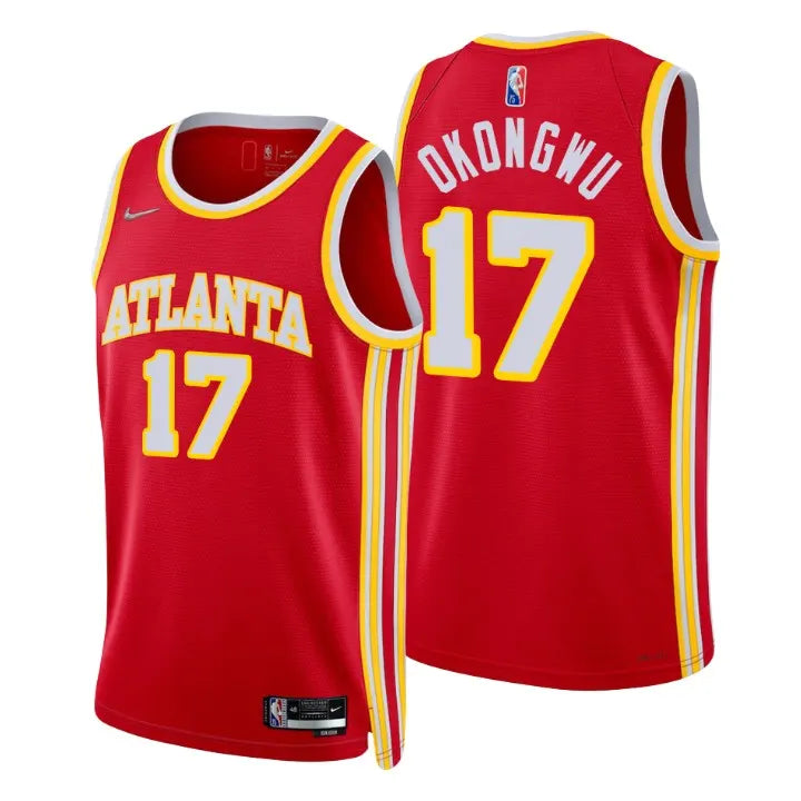 Okonkwo Hawks Red Jersey