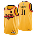 Trae Young Hawks Gold Jersey