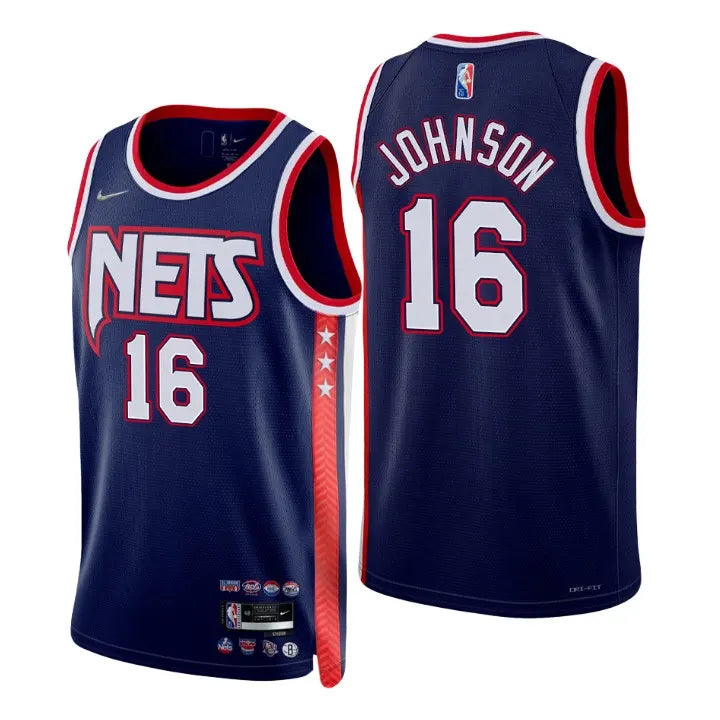 Johnson Nets Navy Jersey