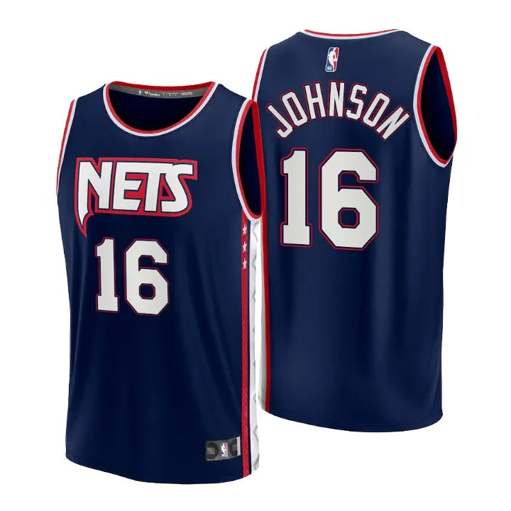 Johnson #16 Nets Navy Jersey