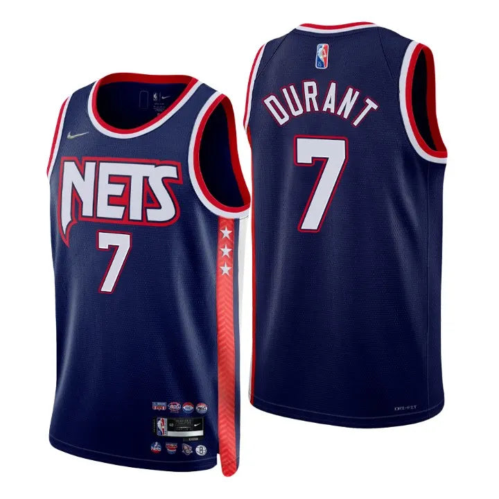 nike Durant Nets Navy Jersey