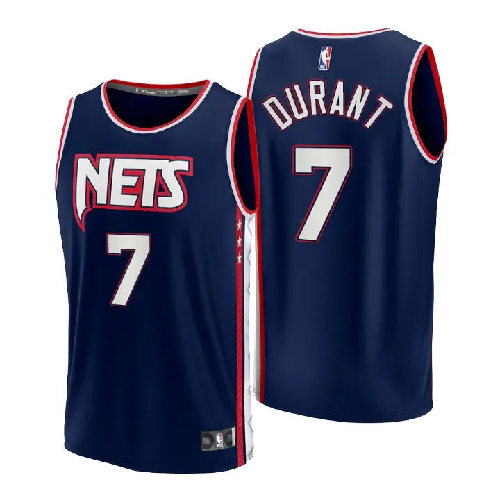 fanatics Durant Nets Navy Jersey
