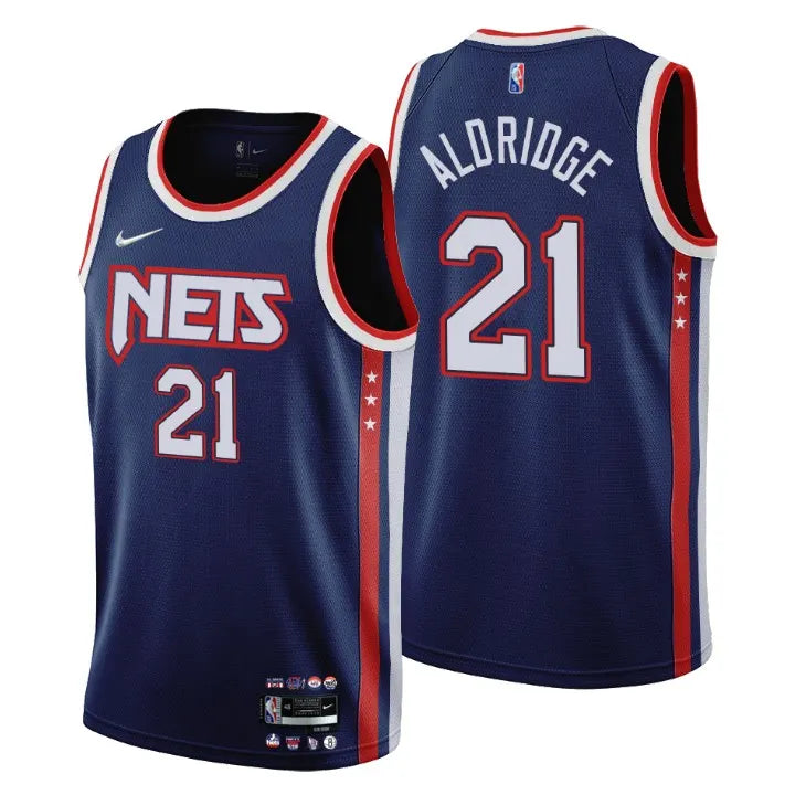 lamarcus Aldridge Nets Navy Jersey