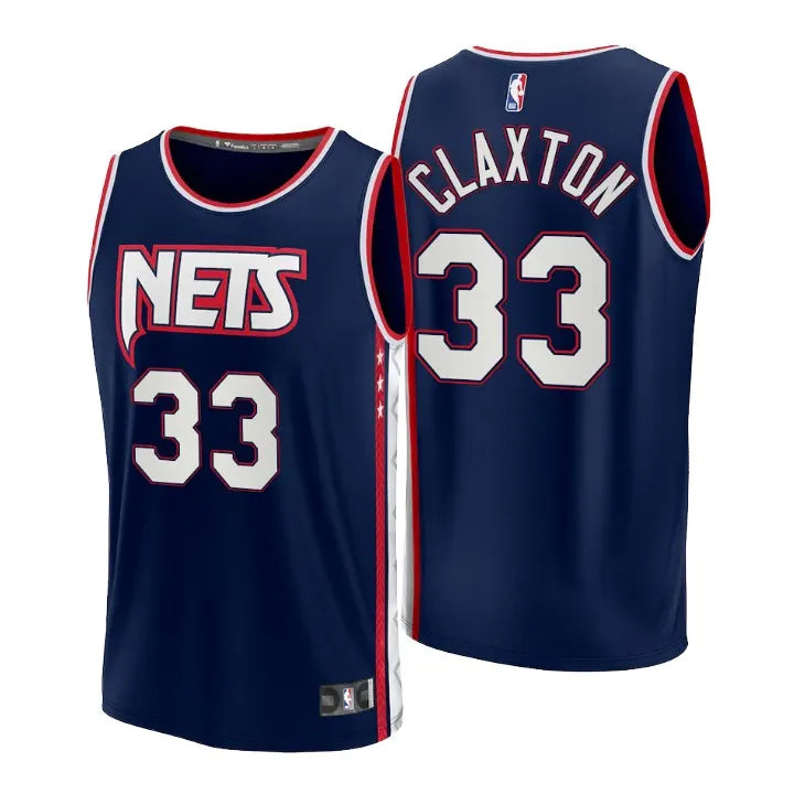 Claxton #33 Nets Navy Jersey
