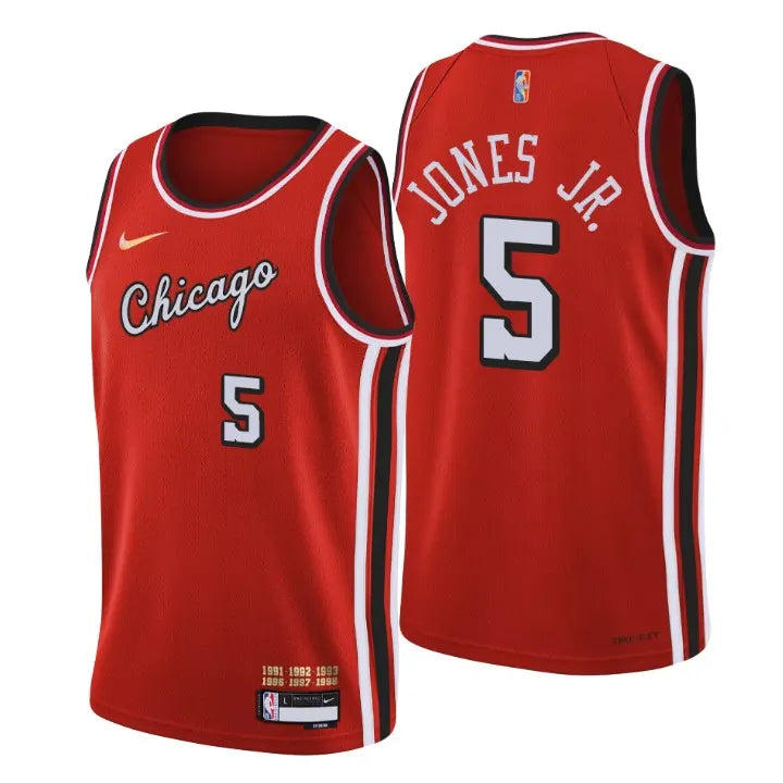 nike Jones Jr. Bulls Red Jersey