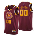 nike association Cavaliers Maroon Custom Jersey