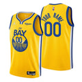 jordan Warriors Gold Custom Jersey