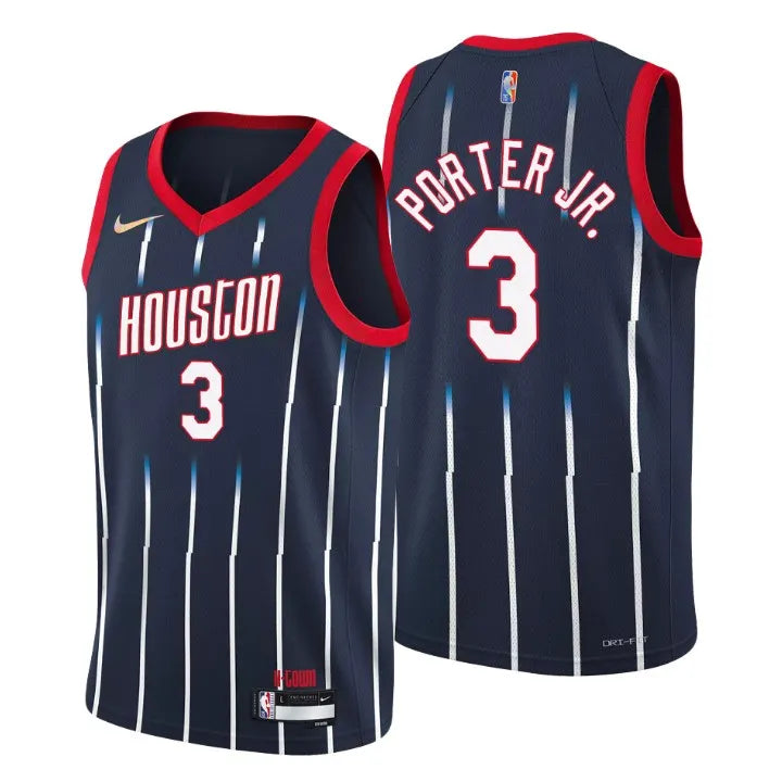 Porter Jr. Rockets Navy Jersey
