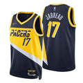 Pacers Jarreau #17 Navy Jersey