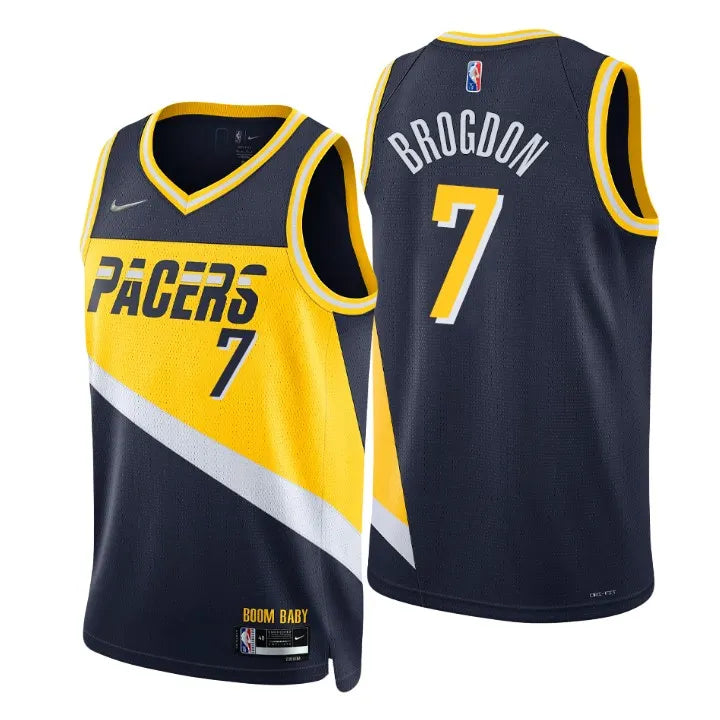 Brogdon Pacers Navy Jersey