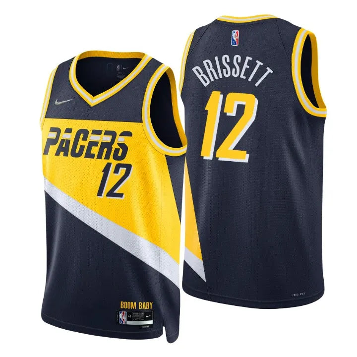 nike Brissett Pacers Navy Jersey