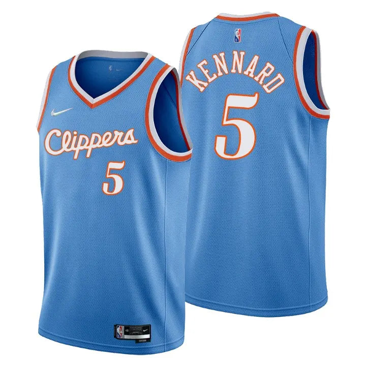 Kennard Clippers Blue Jersey nike