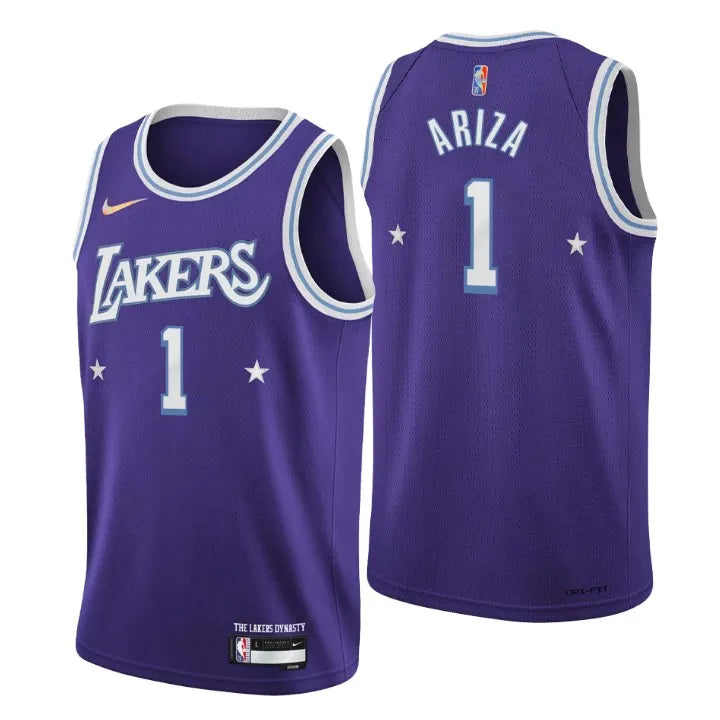nike Ariza Lakers Purple Jersey