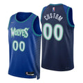 Timberwolves Custom Blue Jersey