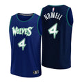 fanatics replica Nowell Timberwolves Navy Jersey