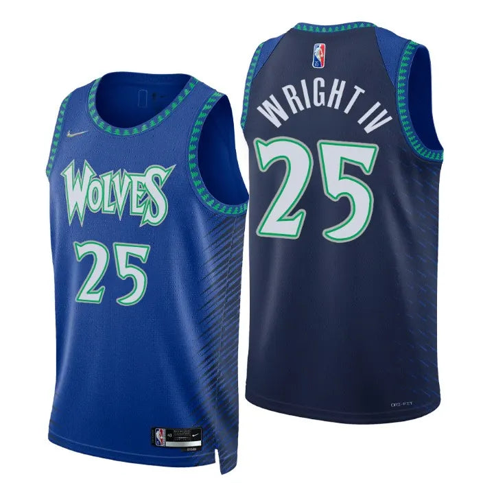 Nike Wright Wolves Blue Jersey