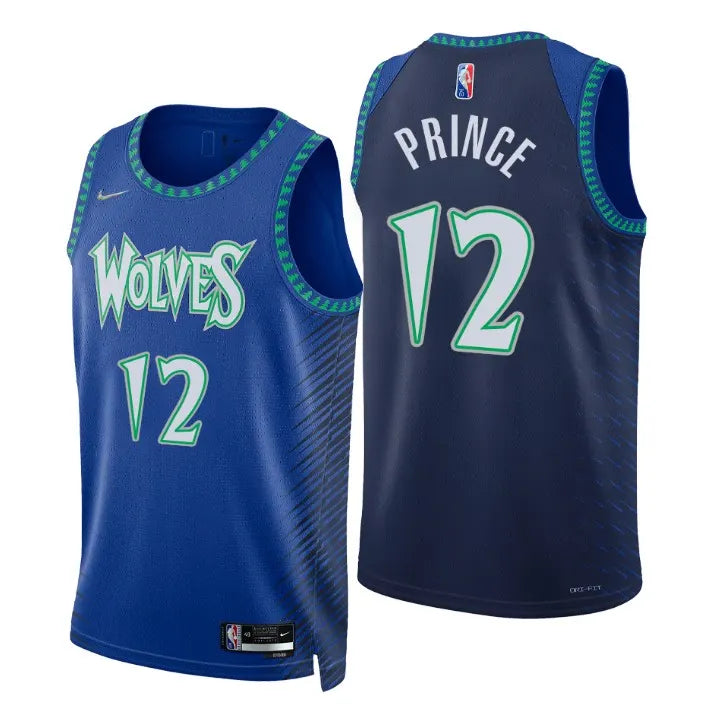 Prince Timberwolves Blue Jersey