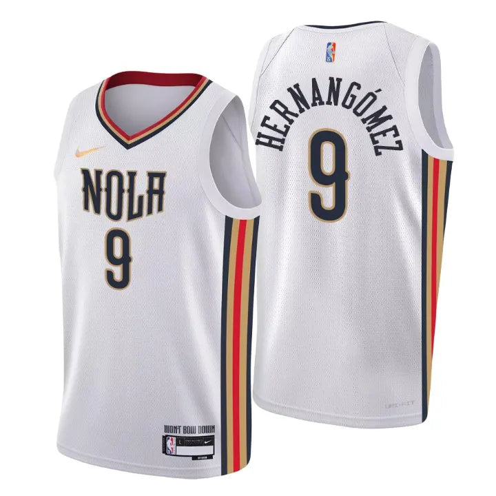 Hernangómez Pelicans White Jersey