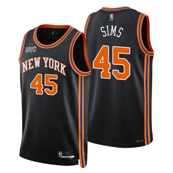 Nike Sims Knicks Black Jersey