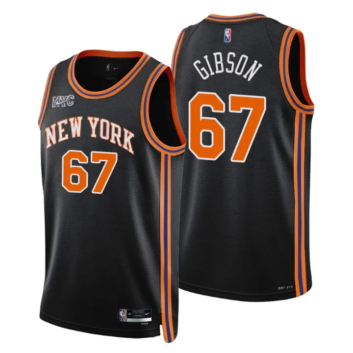 Gibson Knicks Black Jersey