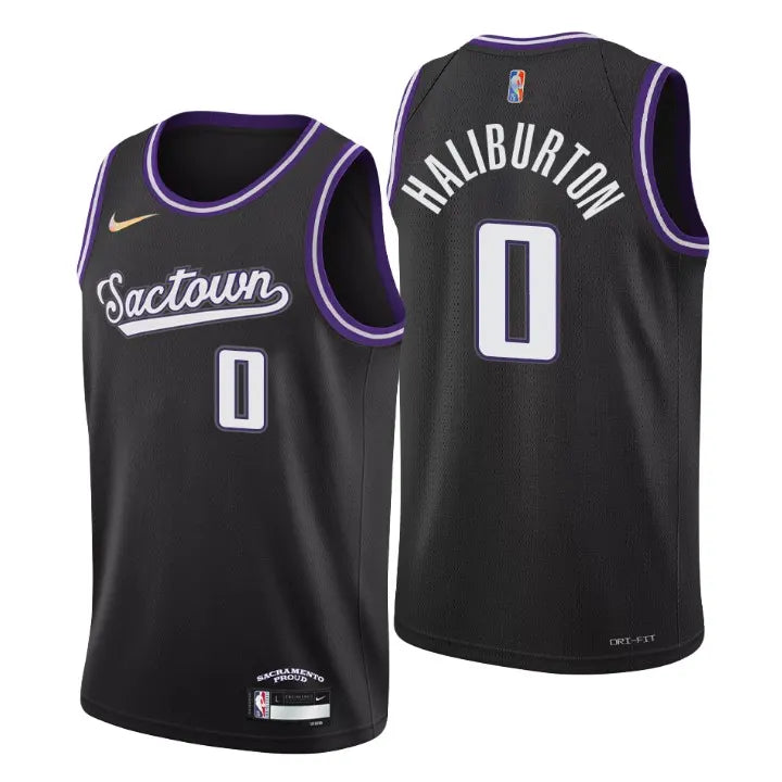 Haliburton Kings Black Jersey