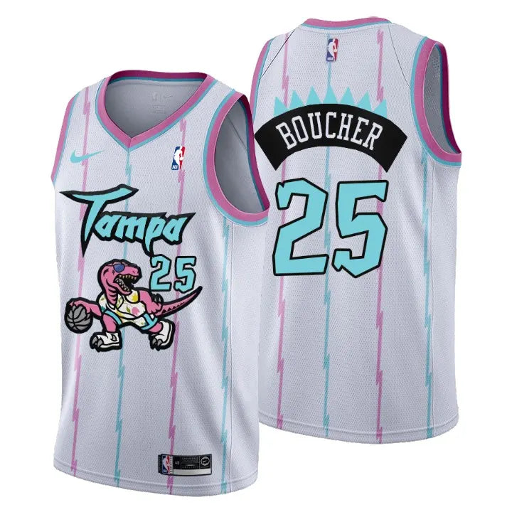 Boucher Raptors White Tampa Jersey