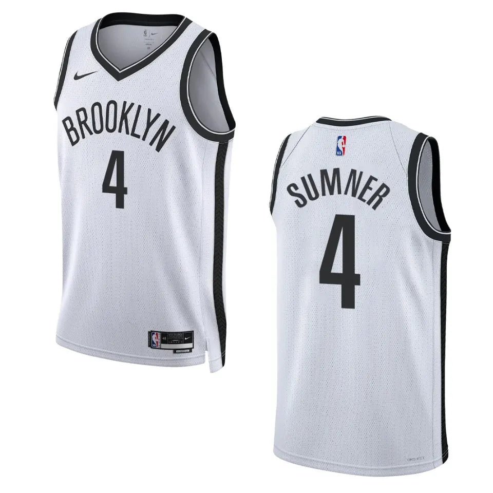 Nike Sumner Nets #4 White Jersey