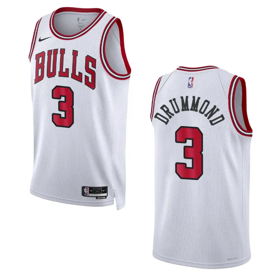 Nike Drummond Bulls #3 Jersey