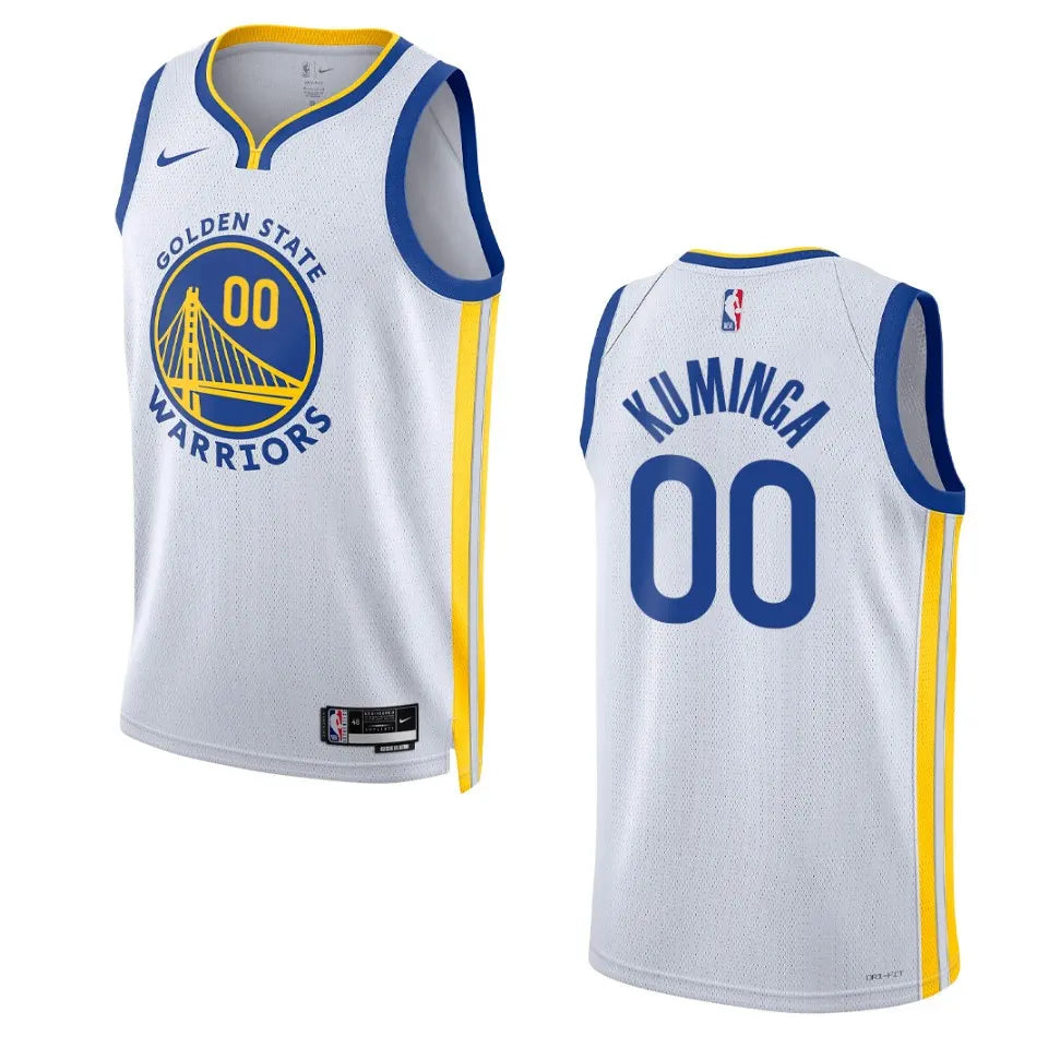Kuminga Warriors White Jersey