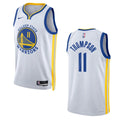 nike association Thompson Warriors White Jersey