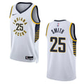 Pacers Smith #25 White Jersey