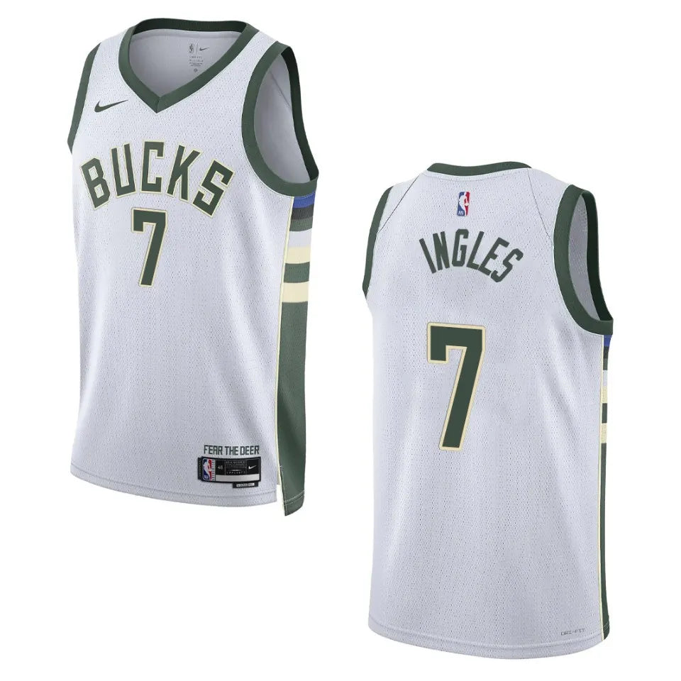 Ingles Bucks White Jersey