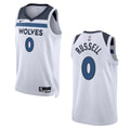 D'Angelo Russell Timberwolves White Jersey