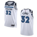 Timberwolves Towns Jersey White