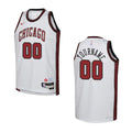 nike chicago Bulls White Custom Jersey