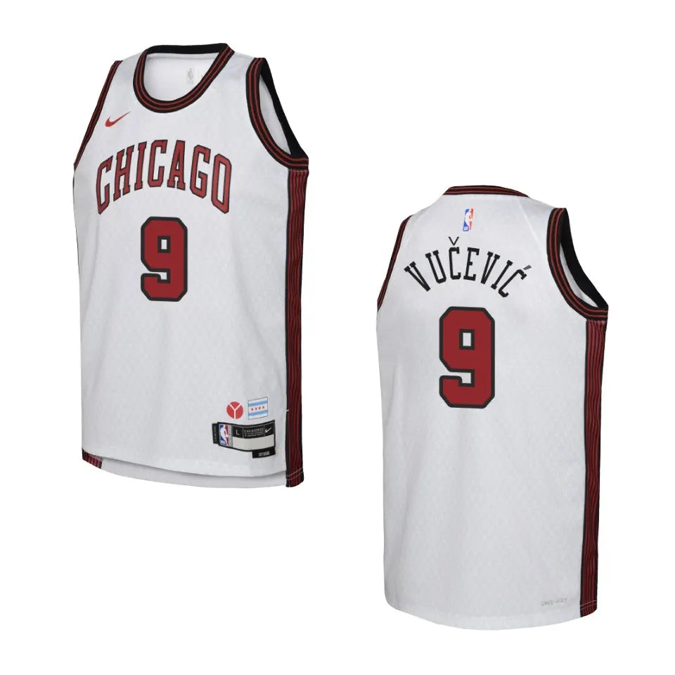 association Nike Vucevic Bulls White Jersey