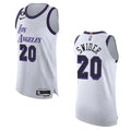 Swider Lakers White Jersey nike