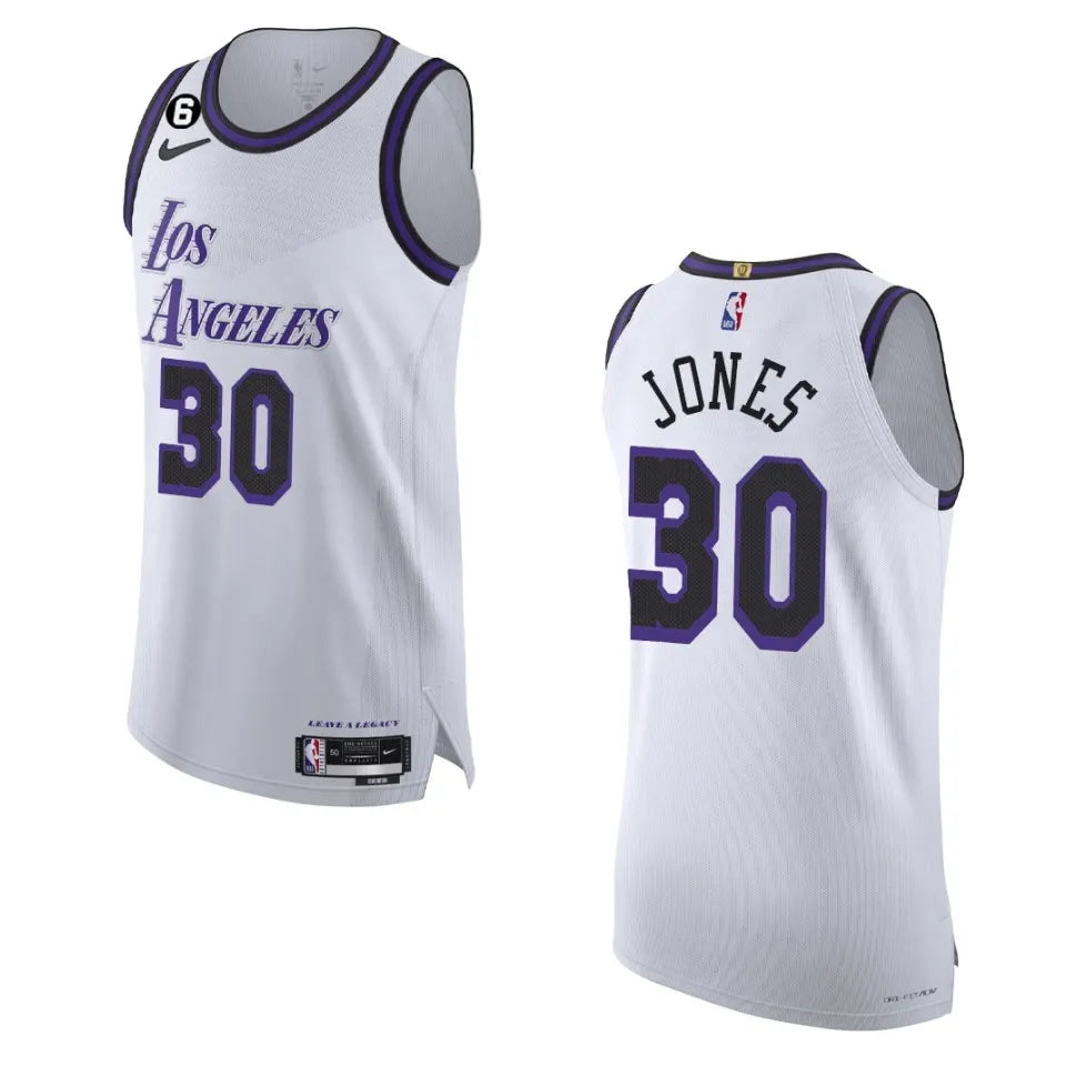 Nike Jones Lakers White Jersey