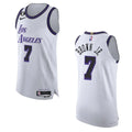 Lakers Brown Jr. White Jersey
