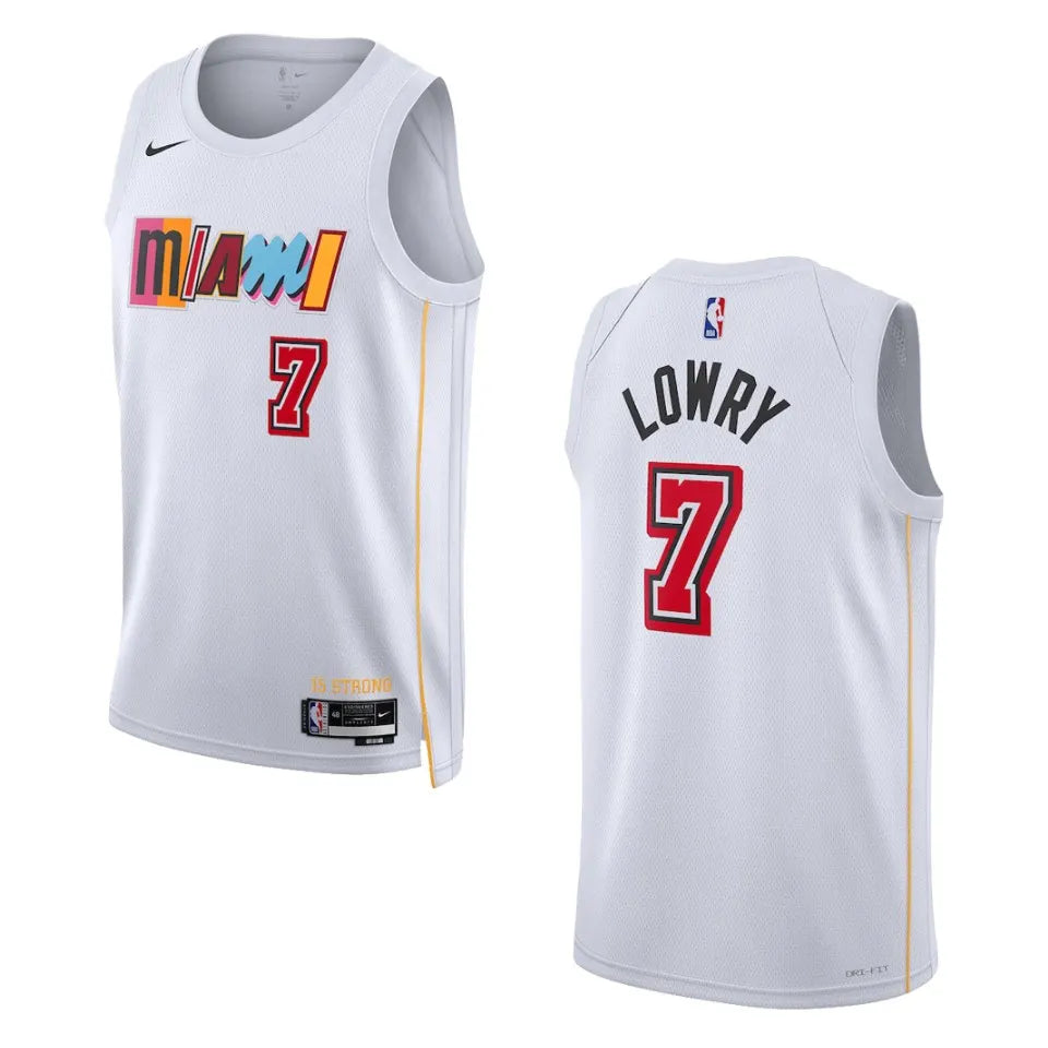 Lowry Miami Heat White Jersey