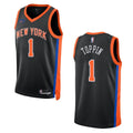 nike Toppin Knicks Black Jersey