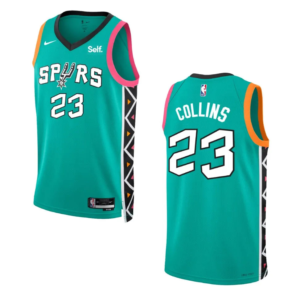 Collins Spurs Teal Jersey